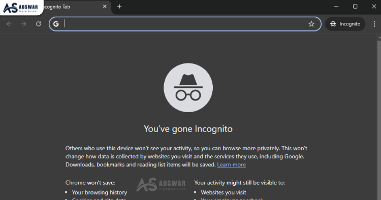 Browser ในโหมด ไม่ระบุตัวตน (Incognito mode)